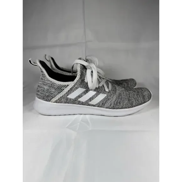 adidas | Shoes | Womens Adidas Cloudfoam Pure Running Shoes Db695 Size 75  Gray White Sneakers | Poshmark